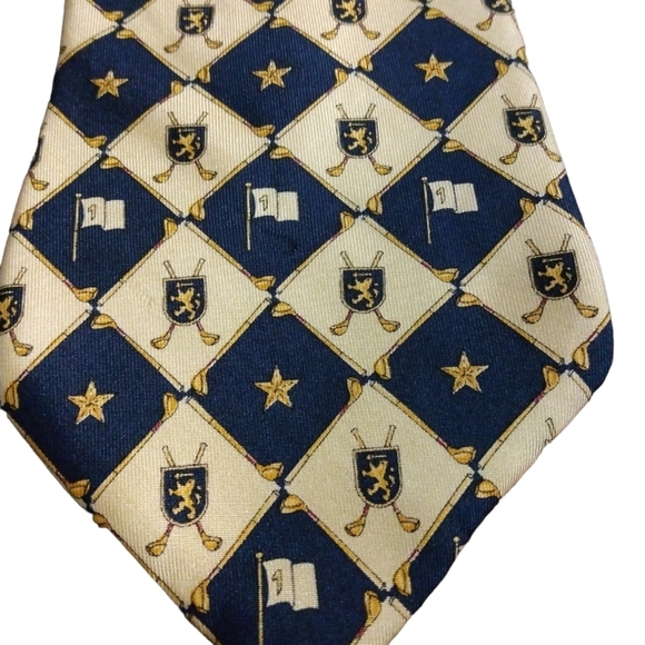 Tommy Hilfiger Italian Silk Tie Preppy, Regal, Office, Old Money, Academic - Picture 3 of 8